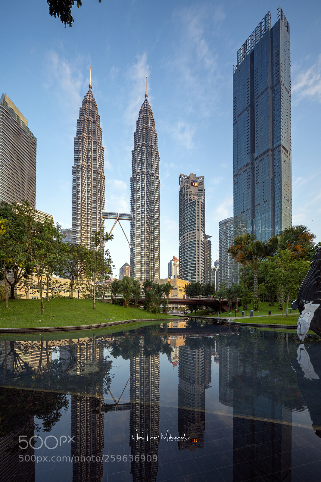 Sony a7R III sample photo. Sunrise at klcc precinct photography