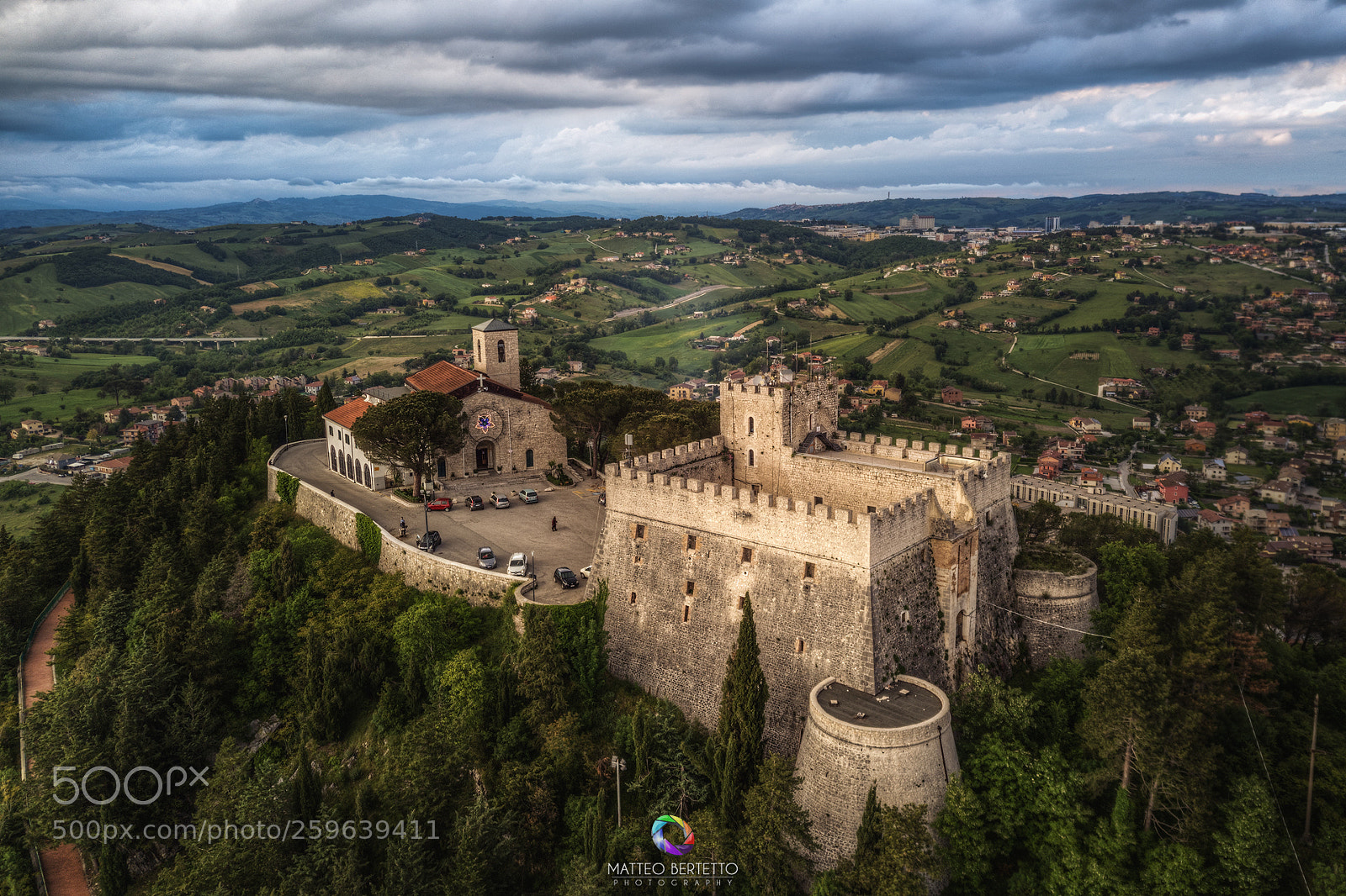 DJI FC220 sample photo. Castello monforte - campobasso photography