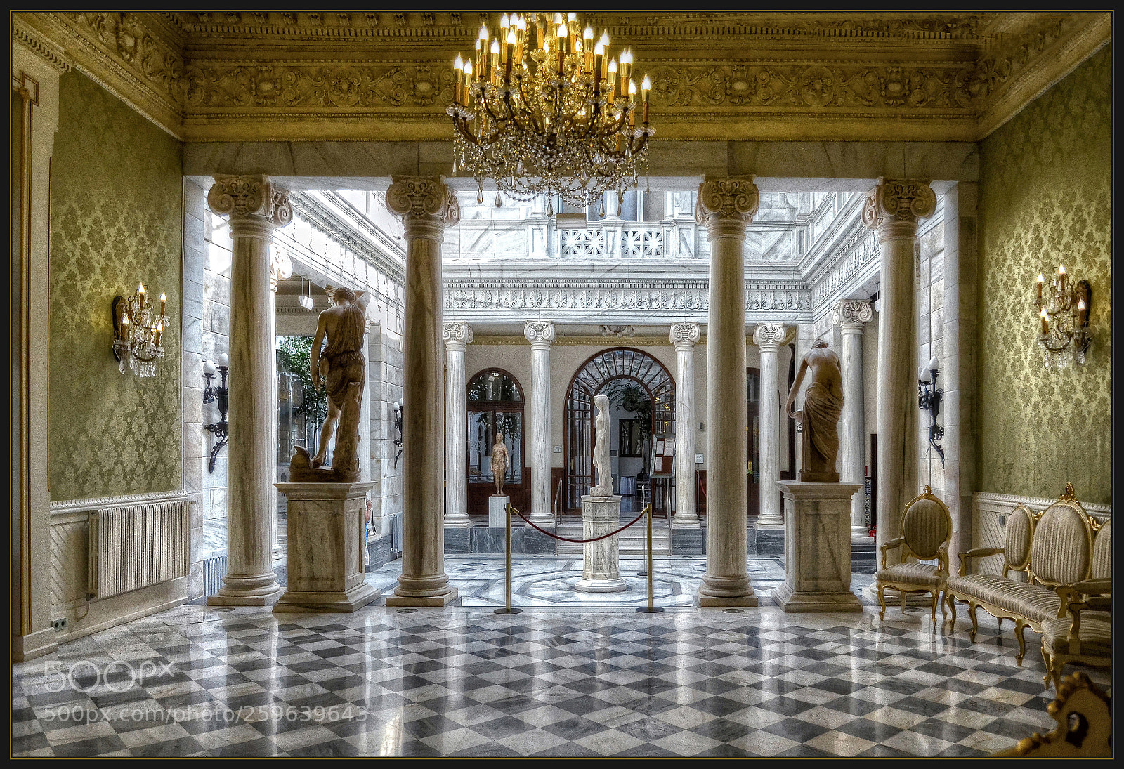 Nikon D5100 sample photo. Interior of palace photography