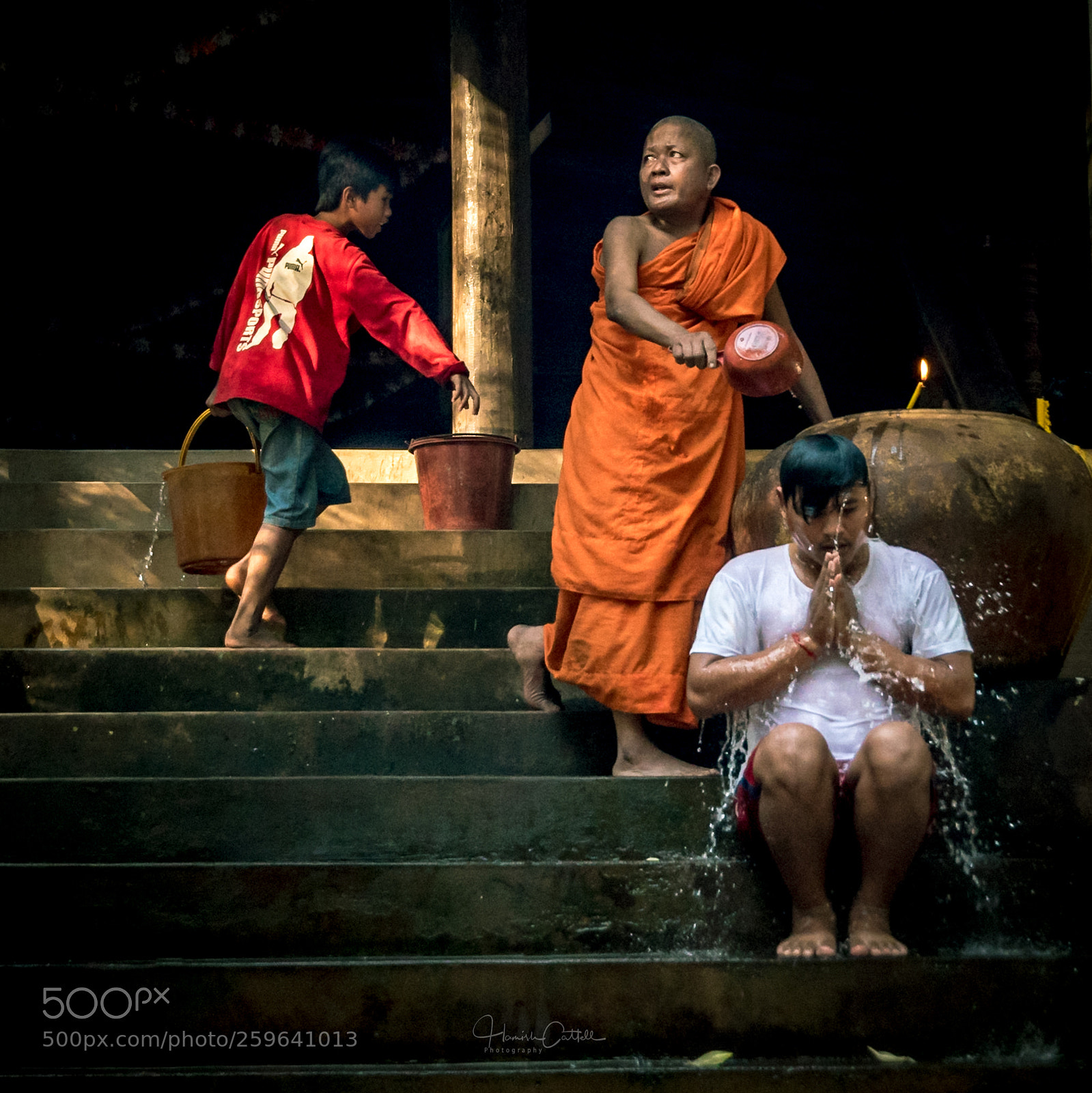 Nikon D5500 sample photo. Monks of angkor thom 5 photography