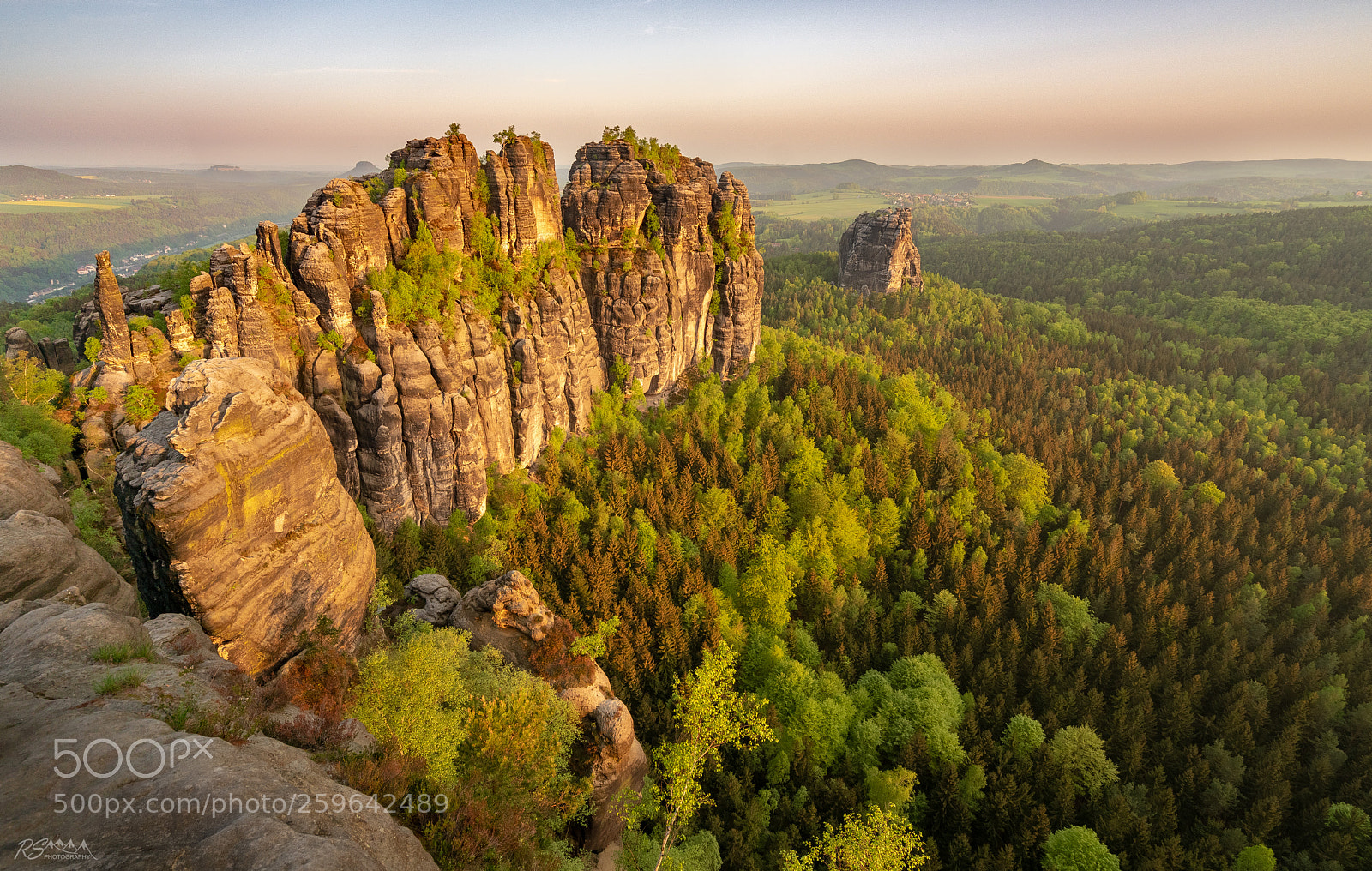 Sony a7R II sample photo. Early morning on "schrammsteinaussicht" photography