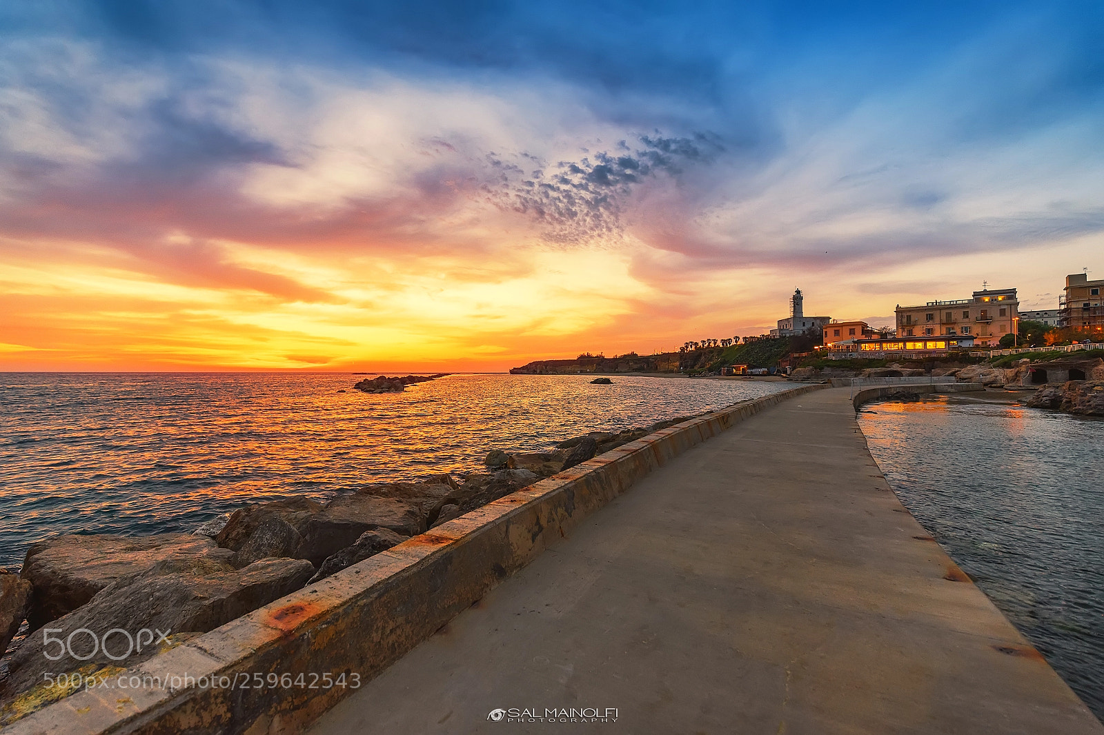 Nikon D750 sample photo. Capo d'anzio at sunset photography