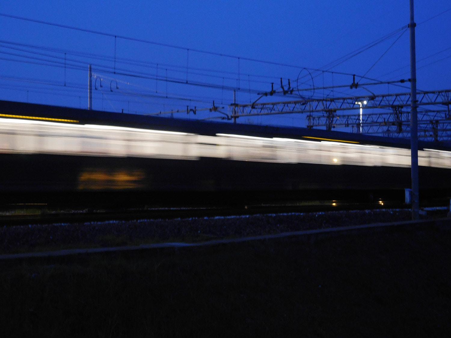 Nikon Coolpix S7000 sample photo. Fast train photography