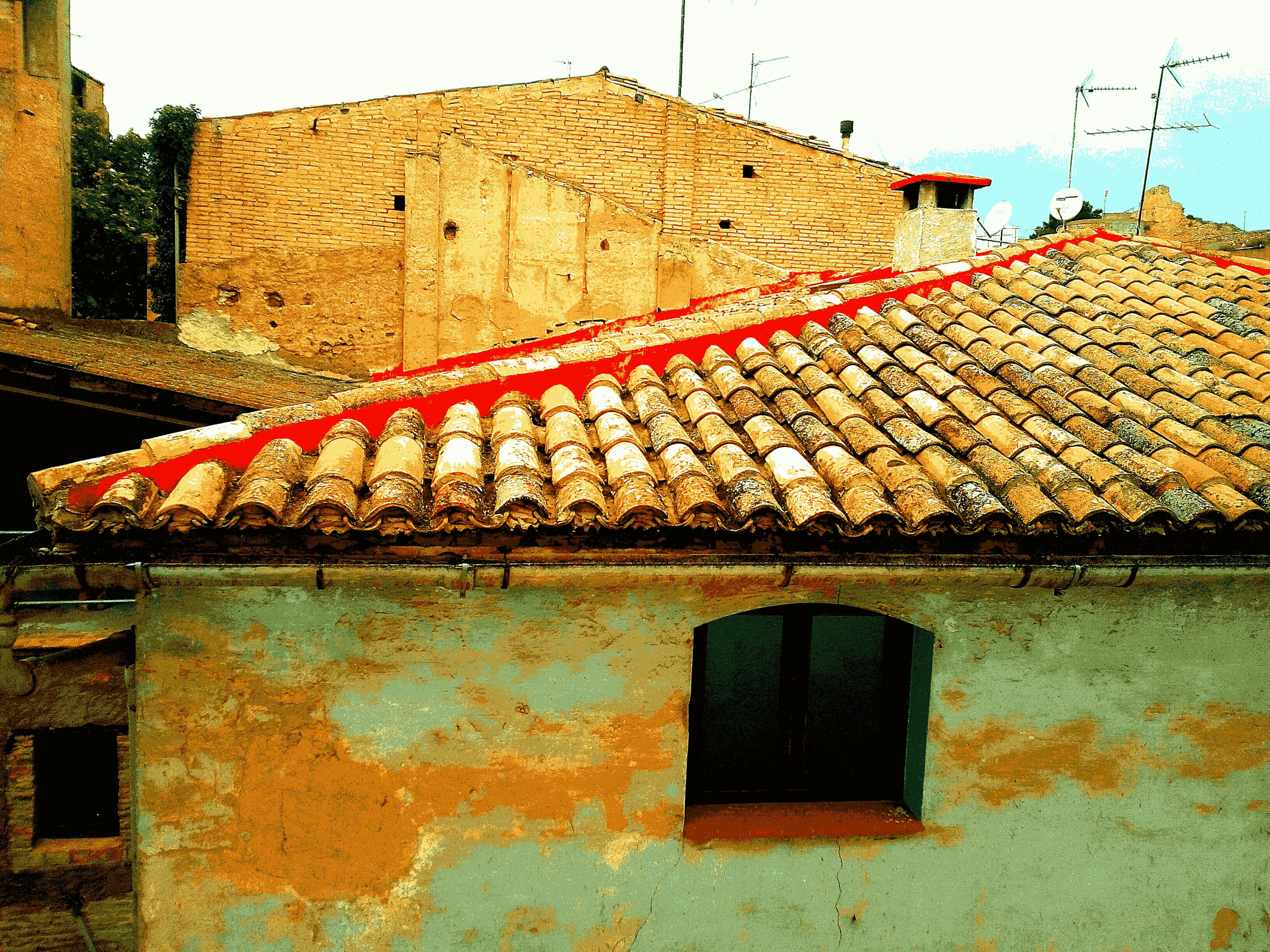 WIKO LENNY3 sample photo. Roof photography