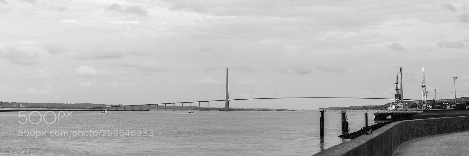 Olympus OM-D E-M5 sample photo. Pont de normandie photography