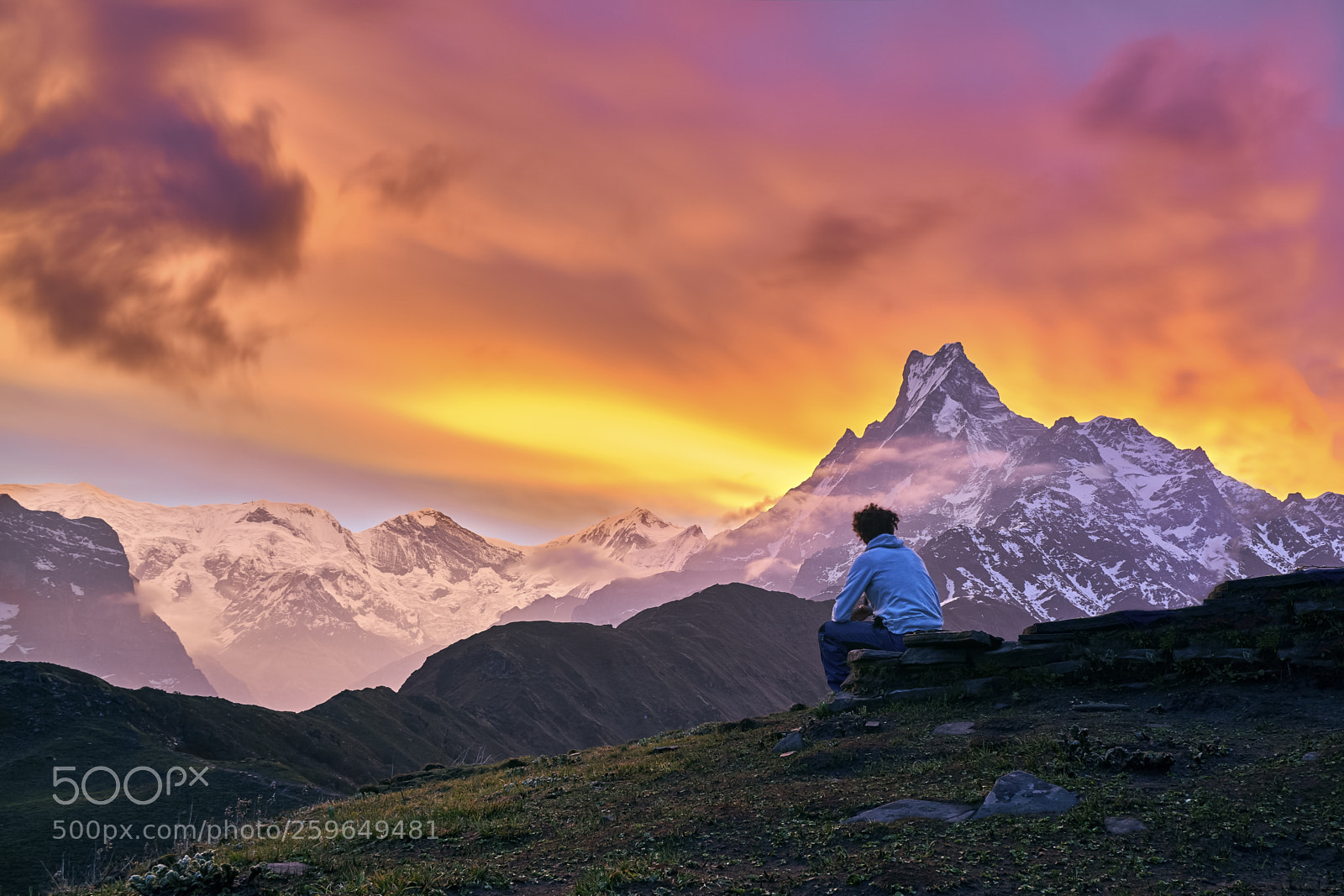 Sony a6300 sample photo. Sunrise in the himalayas photography
