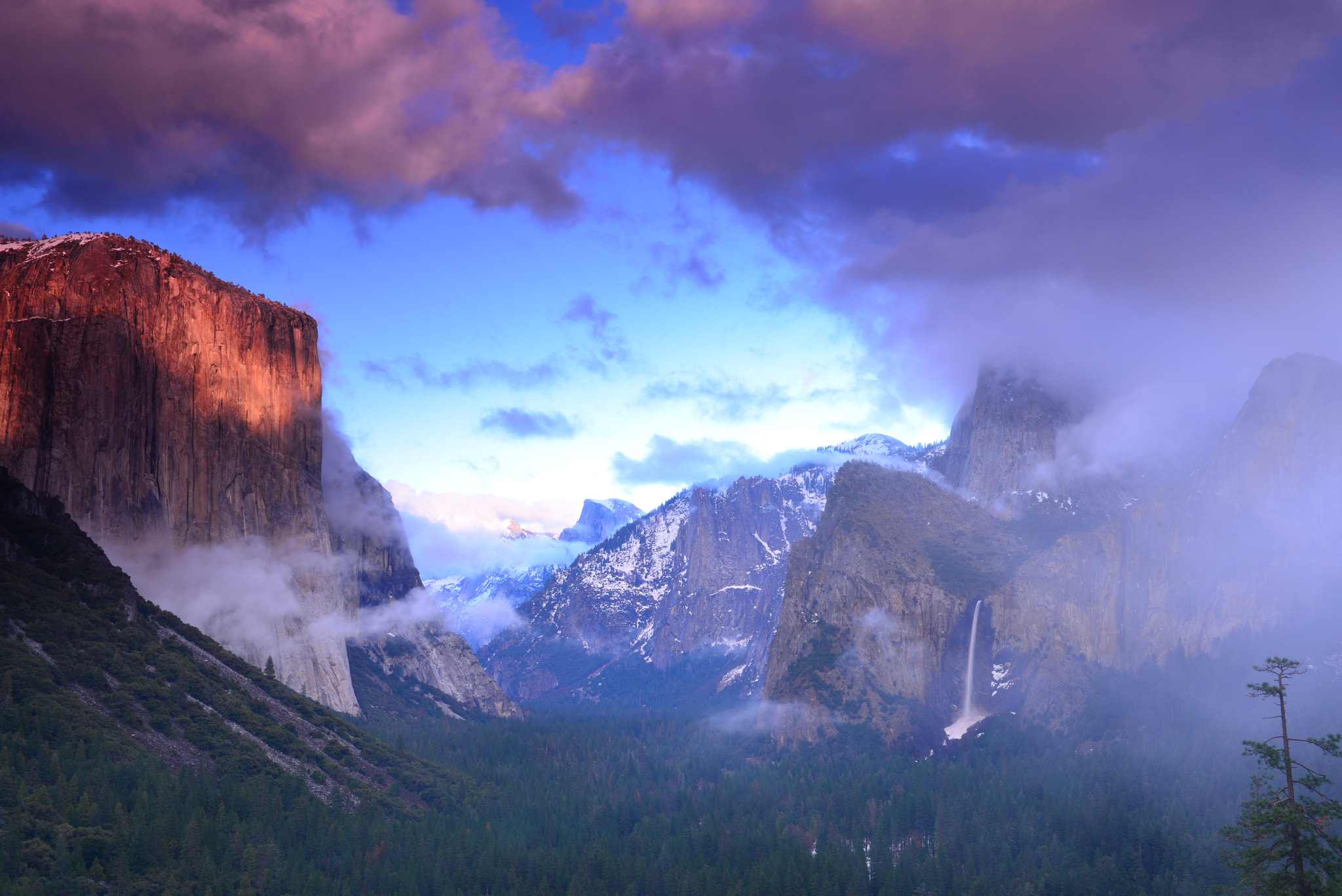 Nikon D800E sample photo. Last light on el capitan photography