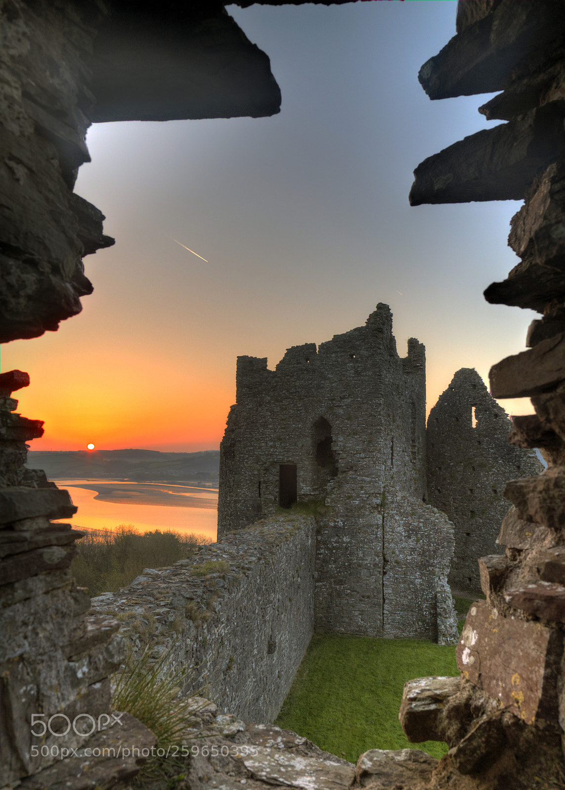Canon EOS 6D sample photo. Llansteffan sunrise photography
