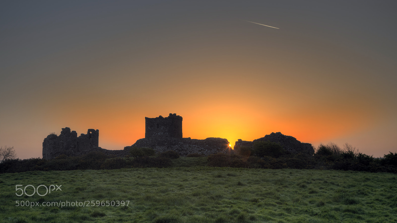Canon EOS 6D sample photo. Llansteffan skyline photography