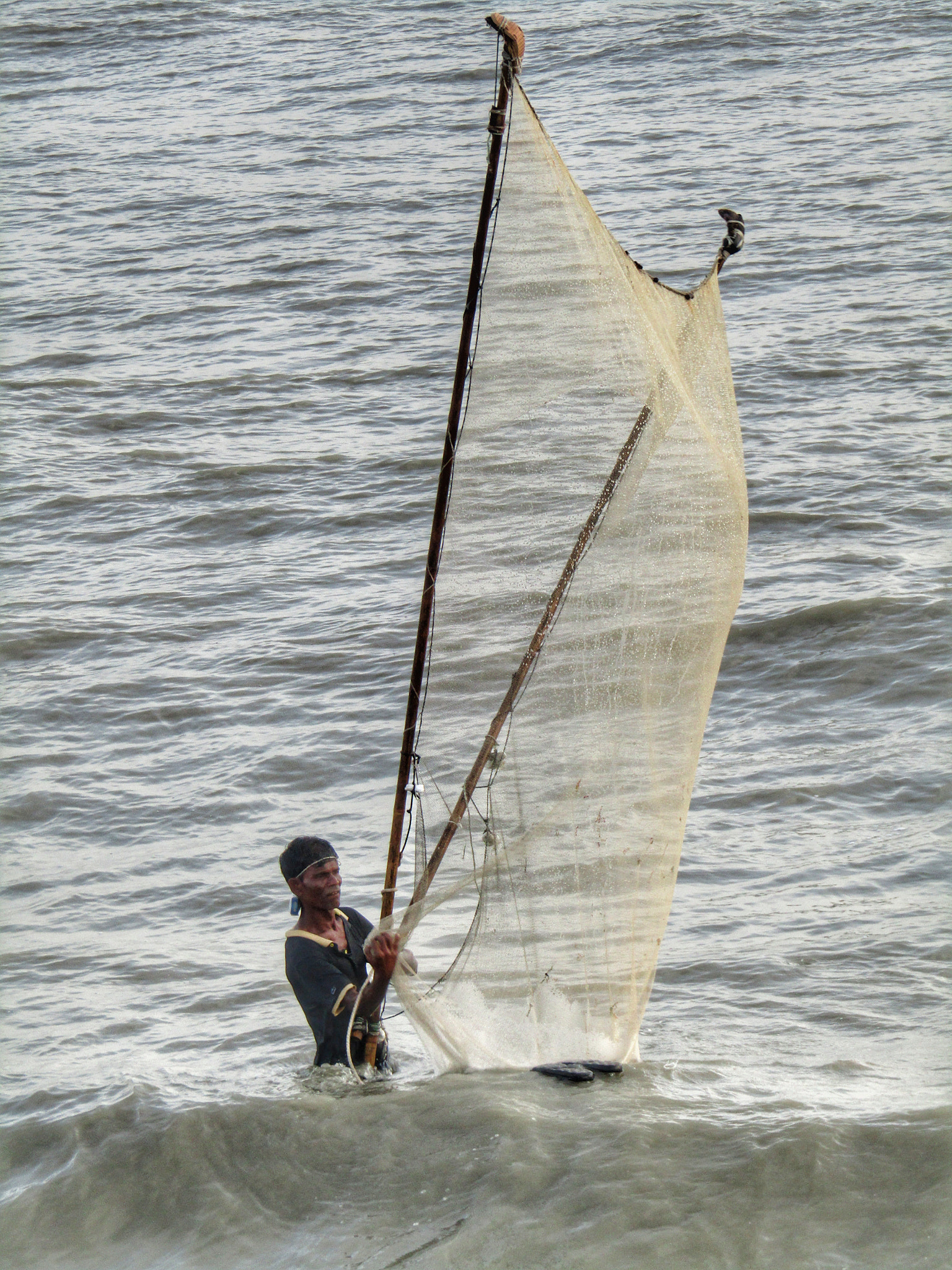 Canon PowerShot SX420 IS sample photo. Fisherman photography