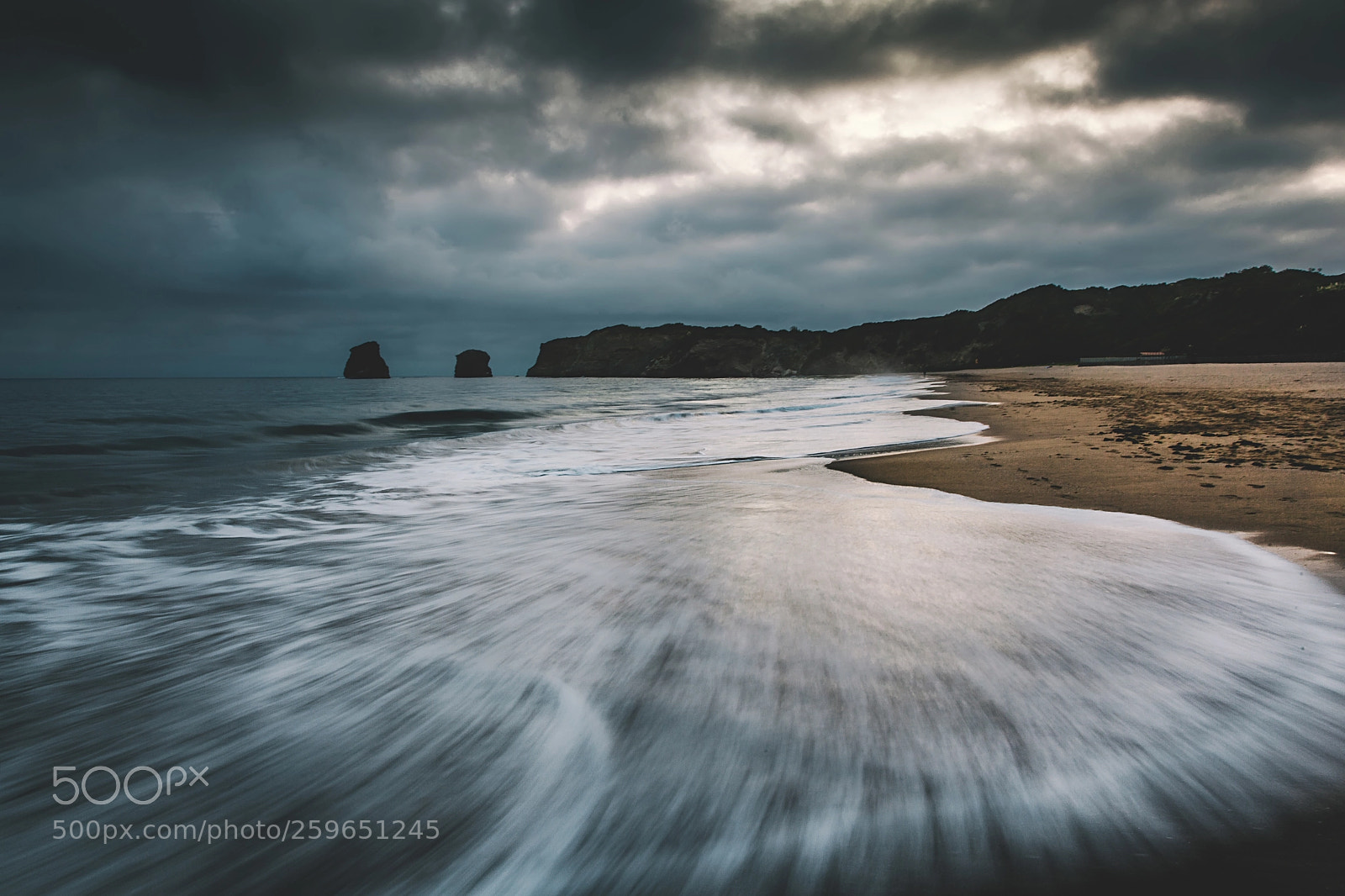 Canon EOS 5D Mark II sample photo. Wave hendaye photography