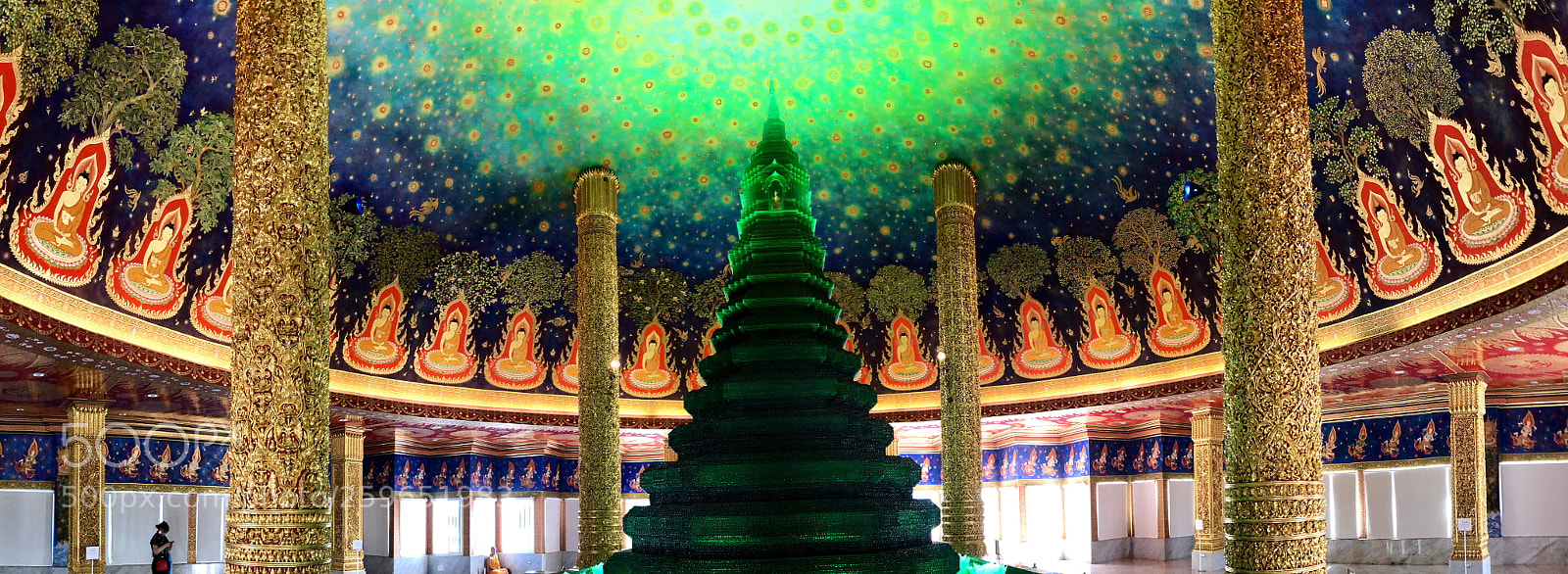 Apple iPhone X sample photo. Wat pak nam, bangkok photography