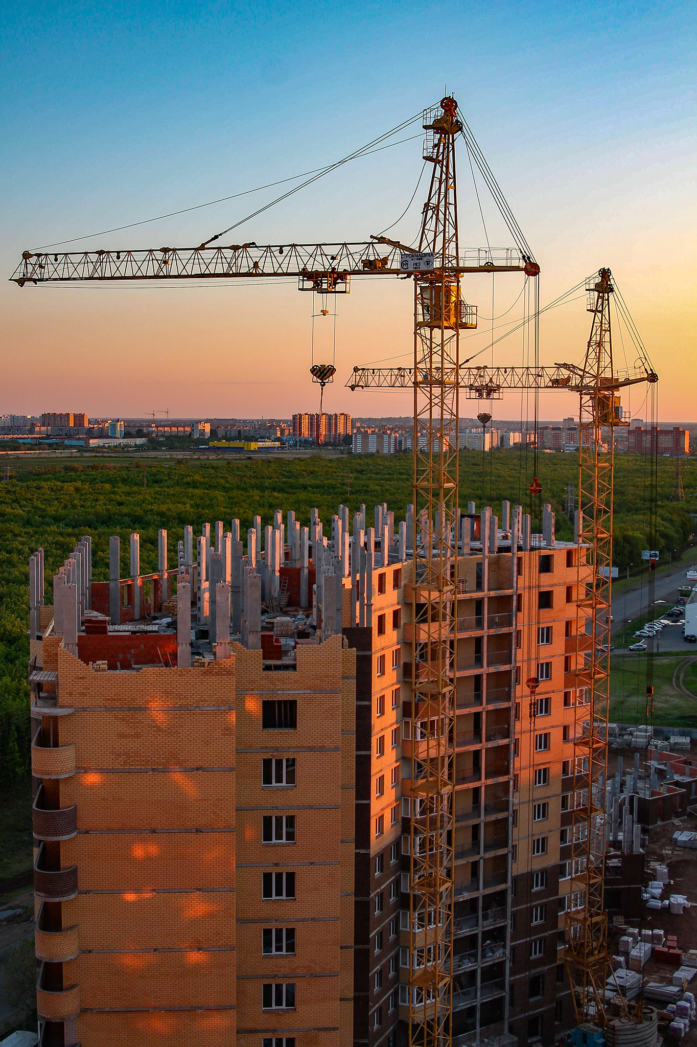 Construction of houses