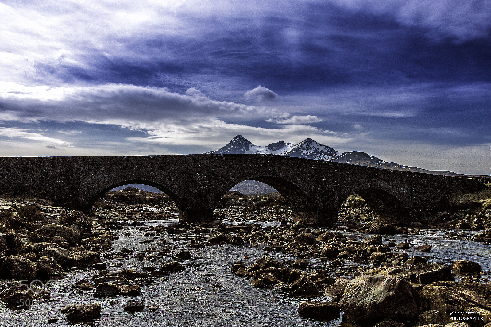 Canon EOS 70D sample photo. Sligachan bridge photography