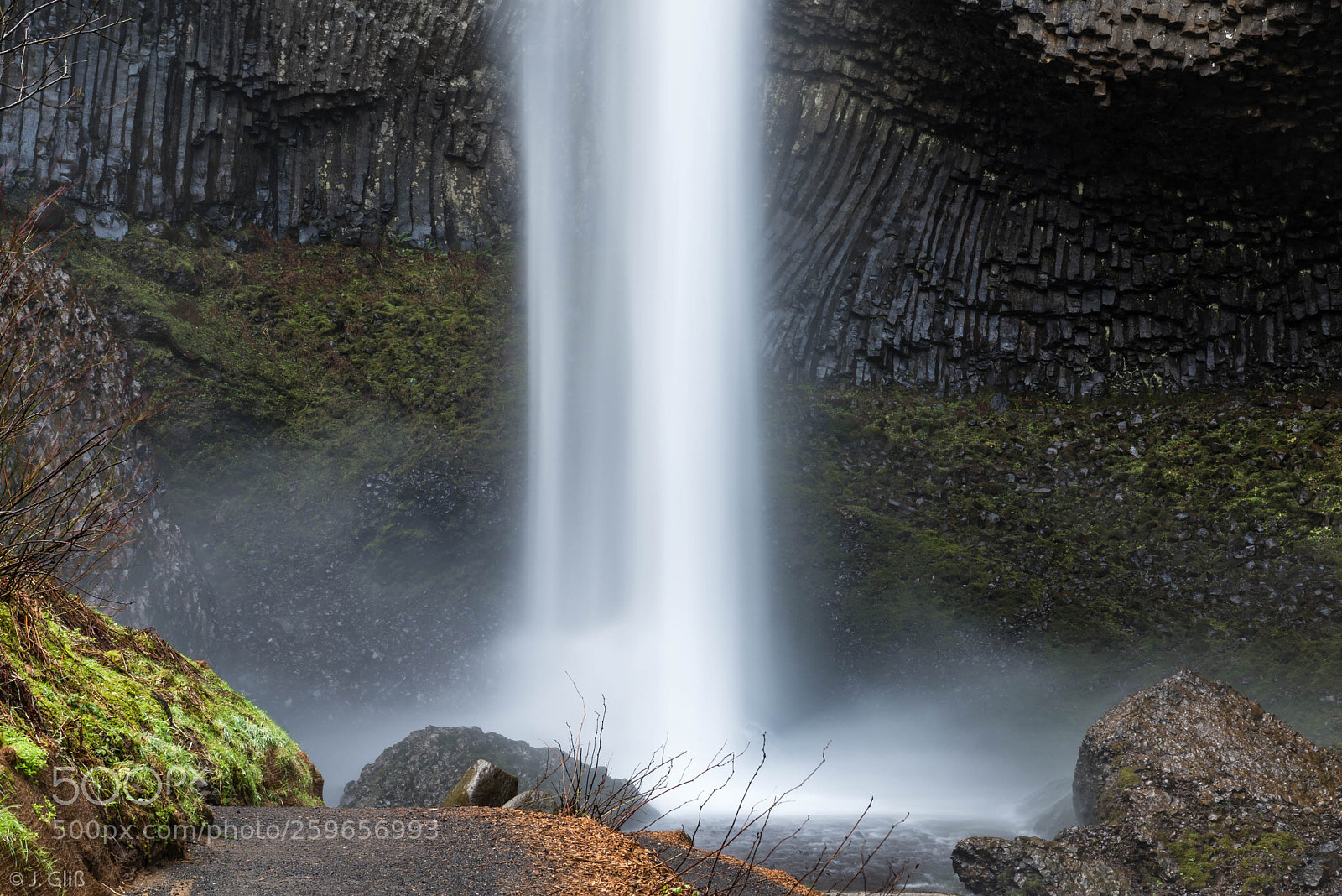 Nikon D610 sample photo. - latourell falls - photography