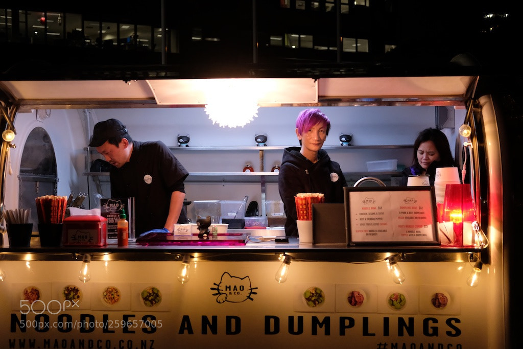 Fujifilm X-T2 sample photo. Noodles and dumplings photography