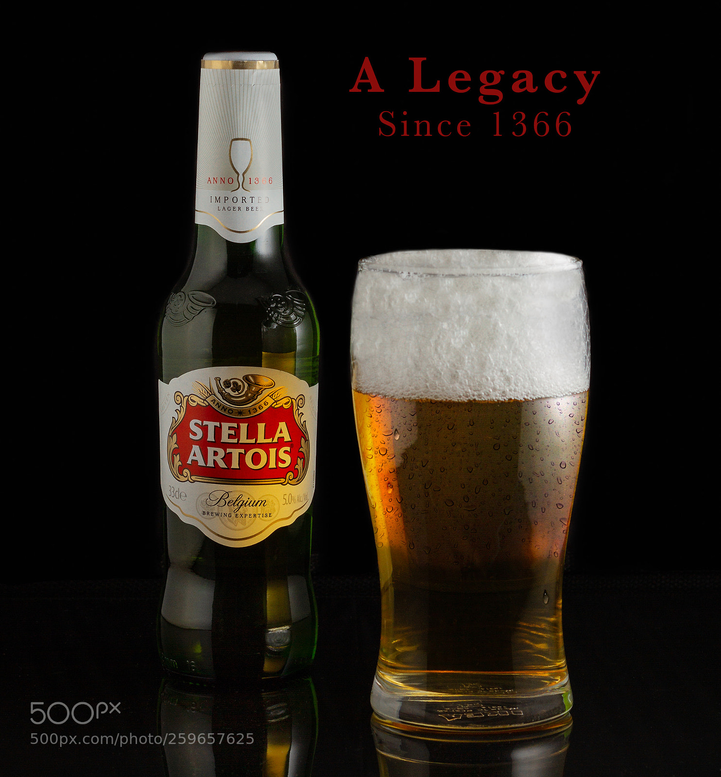 Canon EOS 7D sample photo. Stella artois photography