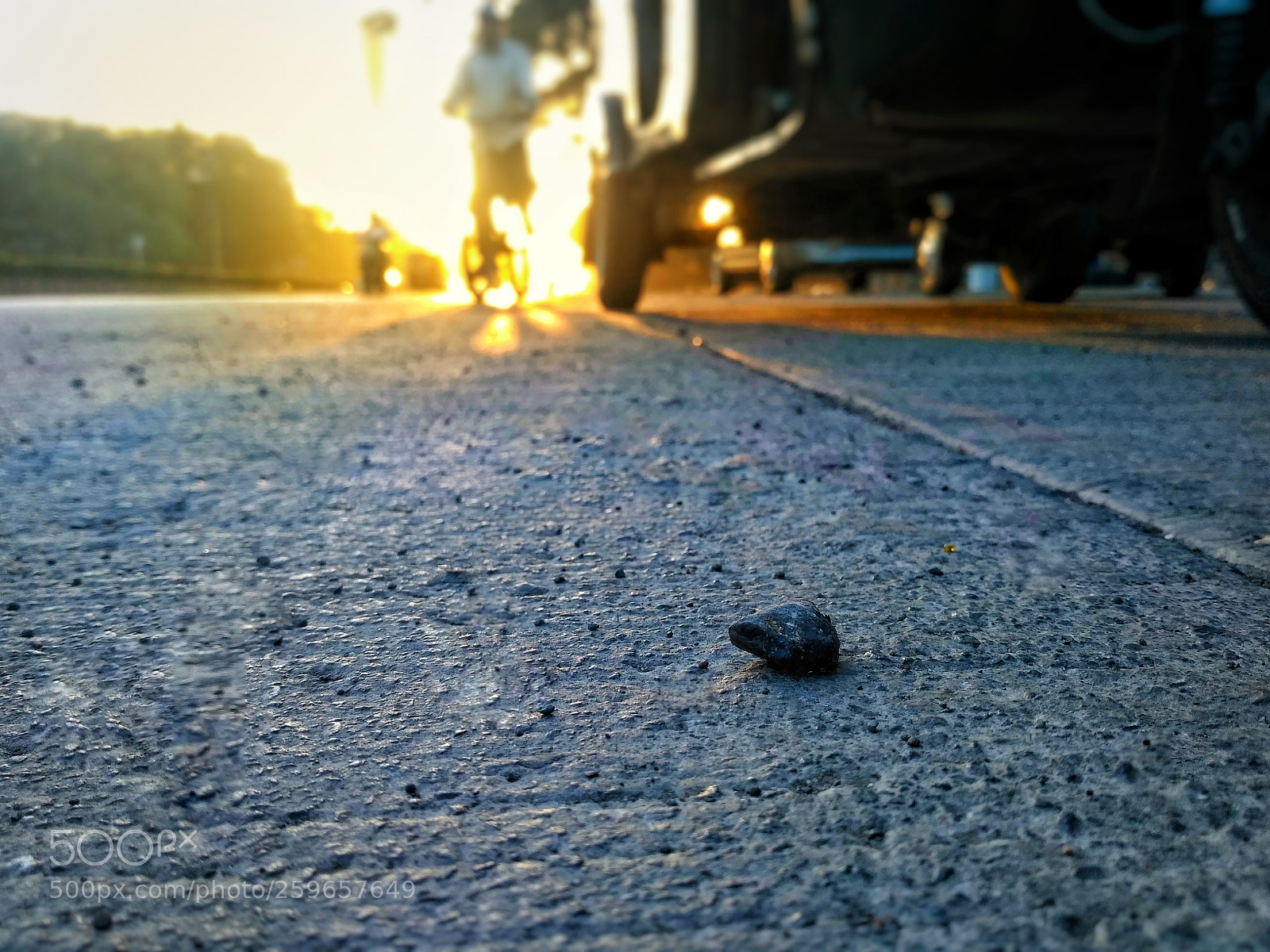 Xiaomi Redmi 3S sample photo. Stone on the road photography