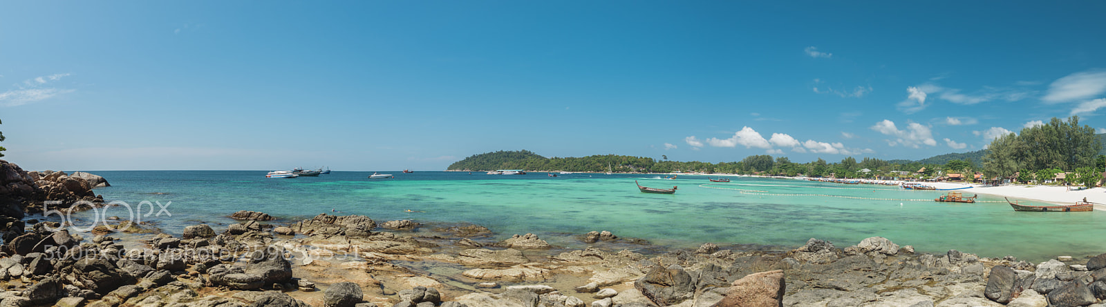 Nikon D610 sample photo. Pattaya beach, panoramic view photography