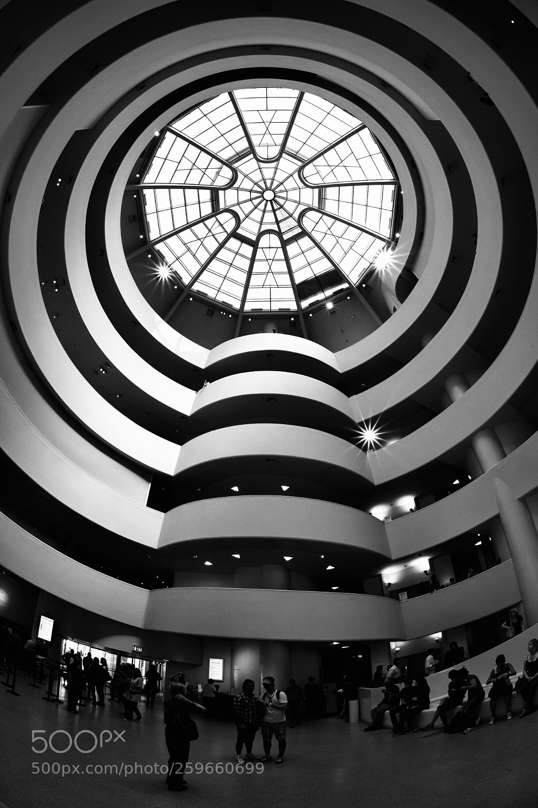 Canon EOS 5D Mark II sample photo. Guggenheim museum photography