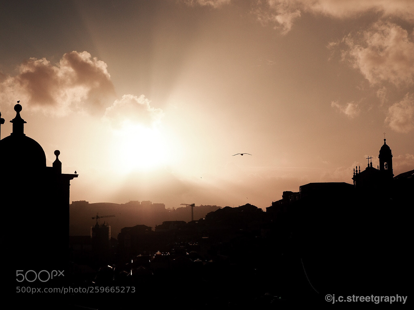 Olympus OM-D E-M5 II sample photo. Porto skyline photography