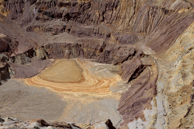 Canon 50mm sample photo. Lavendar pit bisbee az photography