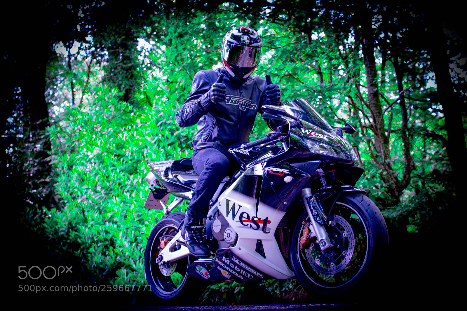 Nikon D5500 sample photo. Cbr motorbike photography