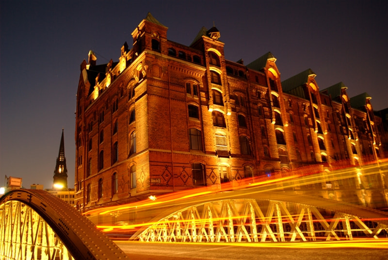 Nikon D60 sample photo. Speicherstadt hamburg photography