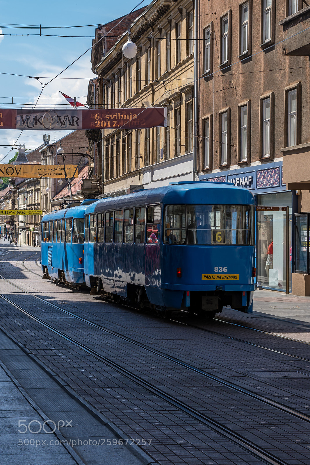 Nikon D7200 sample photo. Czech tram in zagreb photography