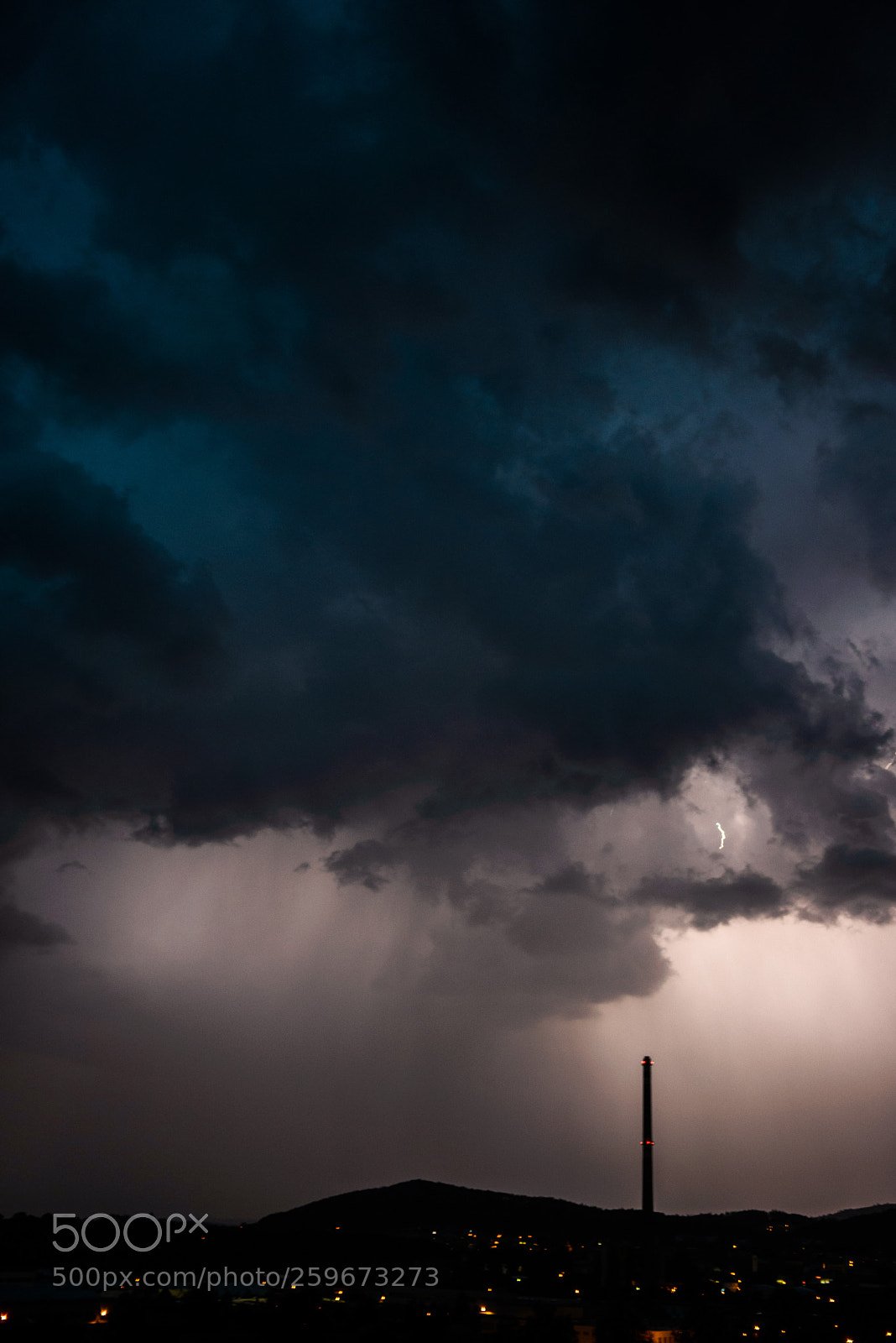 Nikon D600 sample photo. Zapad blesky 1 photography