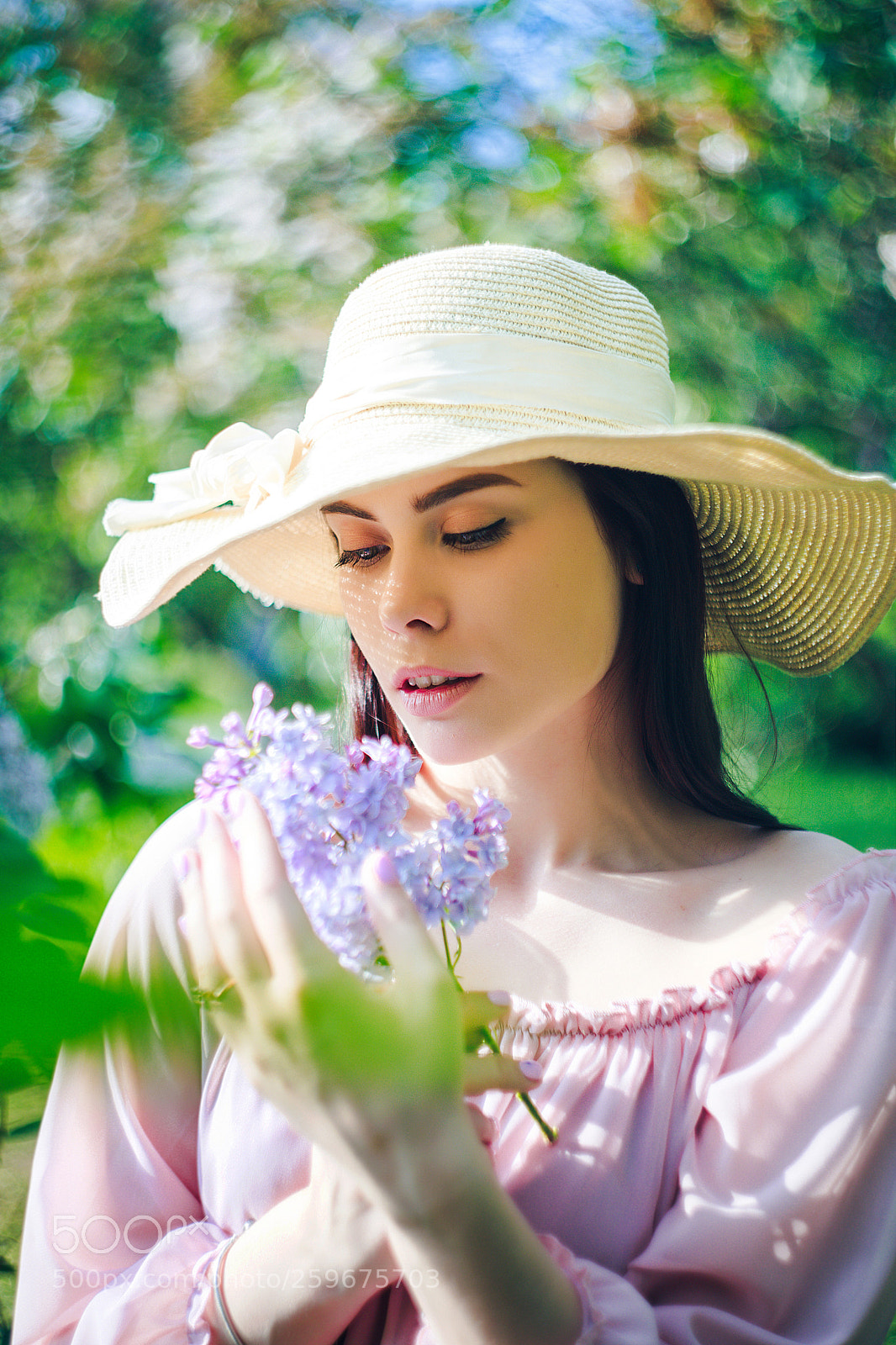 Canon EOS 6D Mark II sample photo. Kate in flowers photography