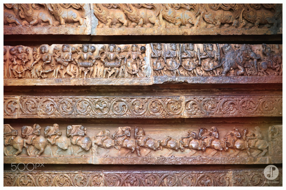 Canon EOS 80D sample photo. Belur sculptures of hoysala photography