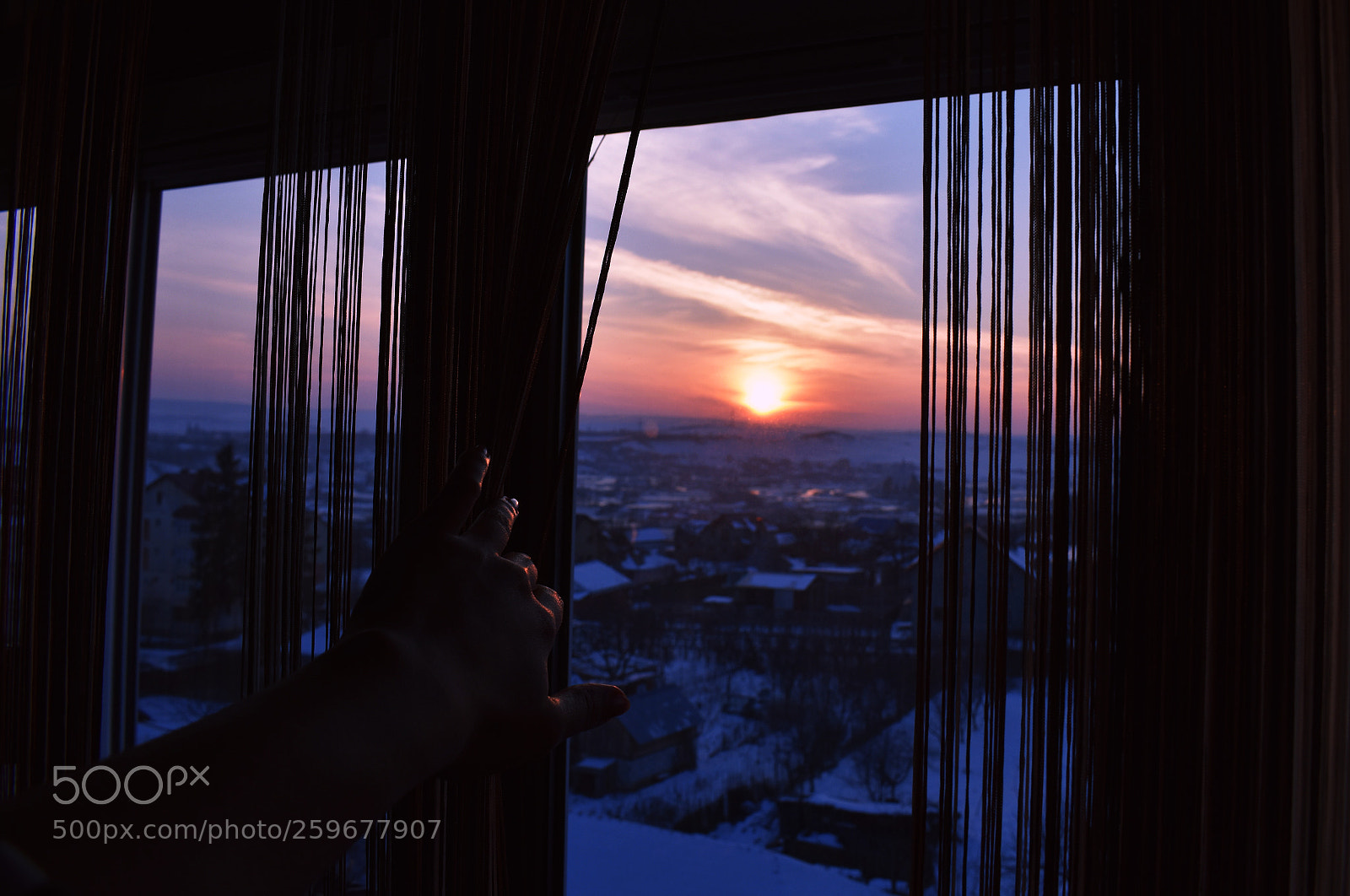 Nikon D3400 sample photo. Winter sunset photography