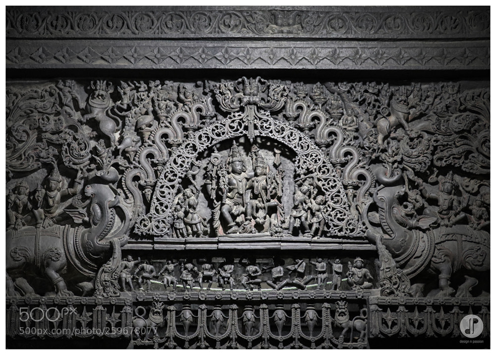 Canon EOS 80D sample photo. Sculpure@ hoysaleshwara temple, india photography
