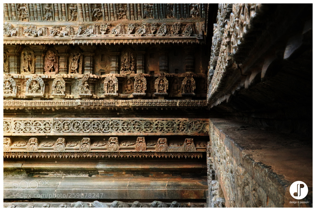 Canon EOS 80D sample photo. Sculptures @ halebeedu, india photography