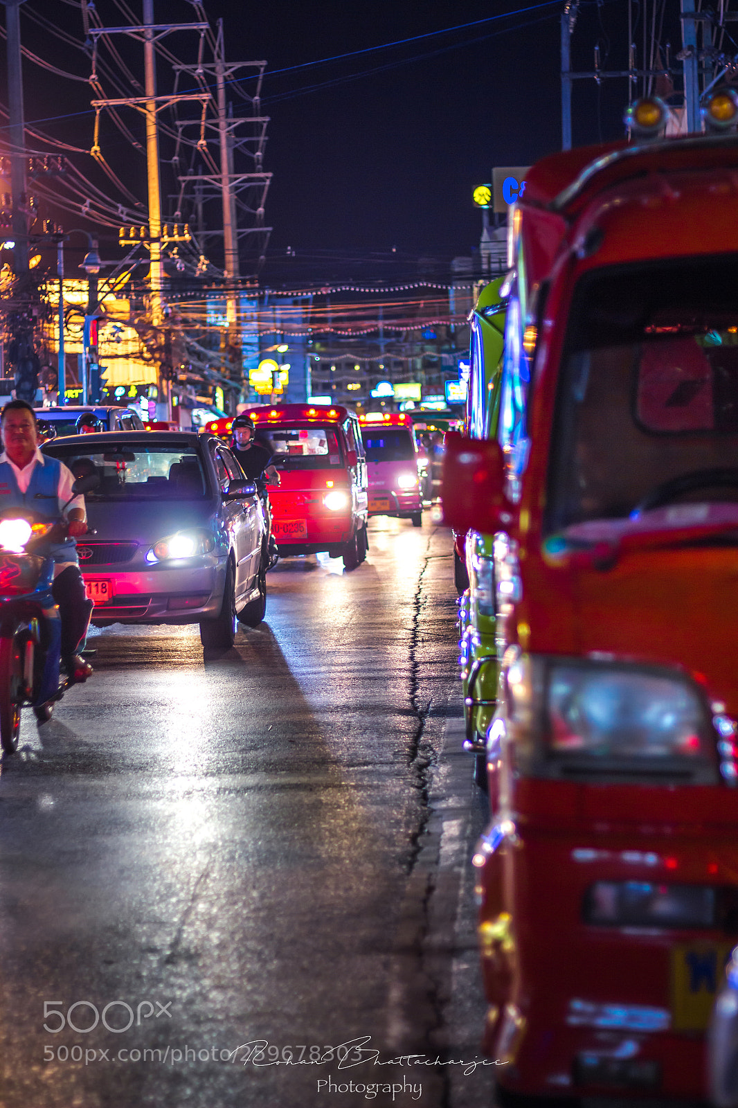 Canon EOS 600D (Rebel EOS T3i / EOS Kiss X5) sample photo. Phuket city traffic at photography