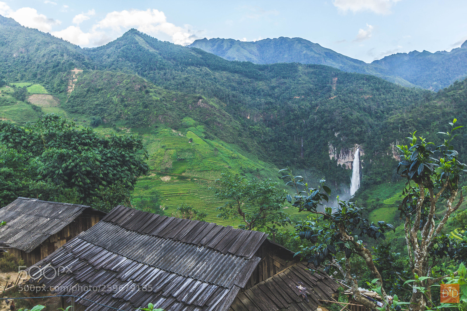 Canon EOS 60D sample photo. Hang de waterfall photography