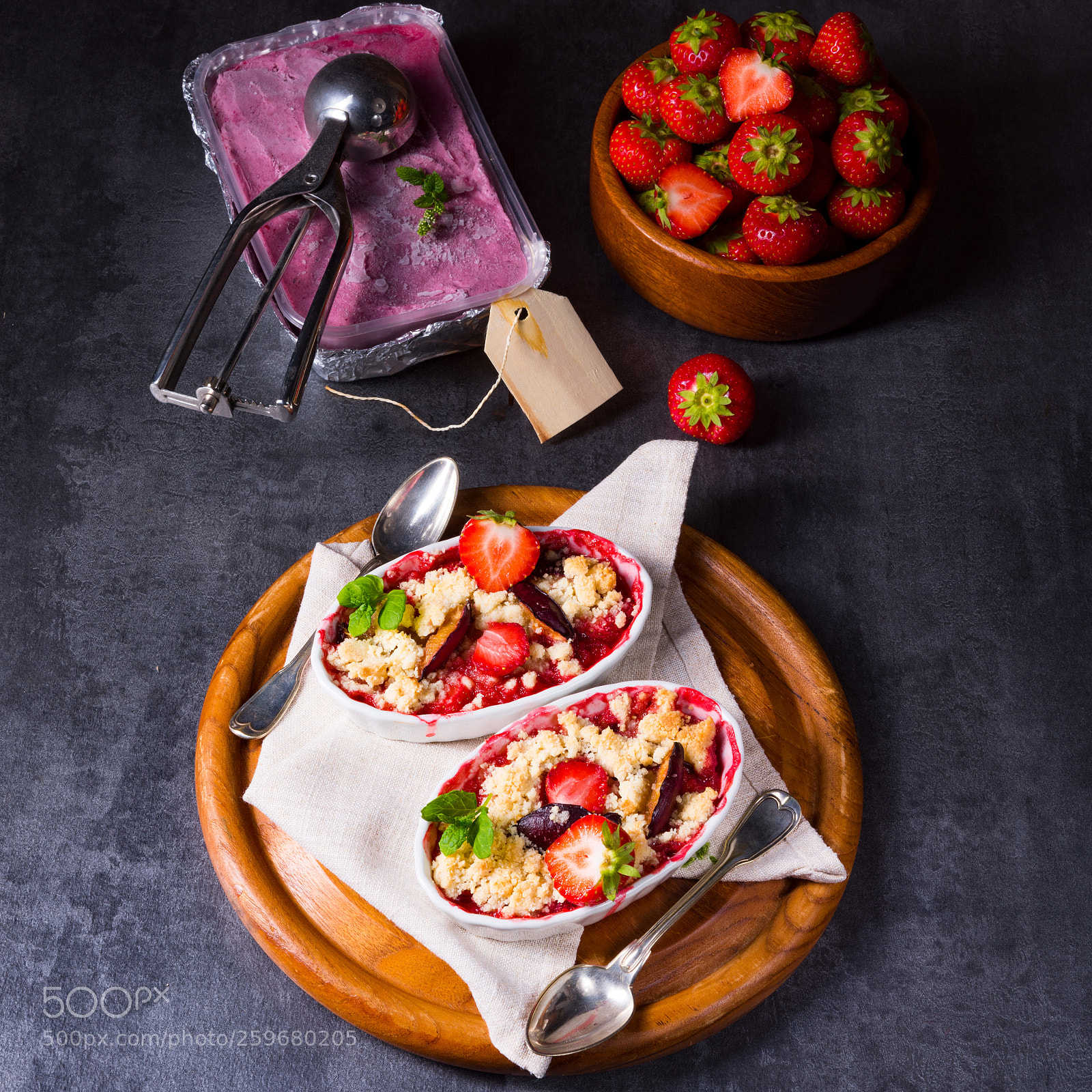 Nikon D810 sample photo. Strawberry tart with vanilla photography