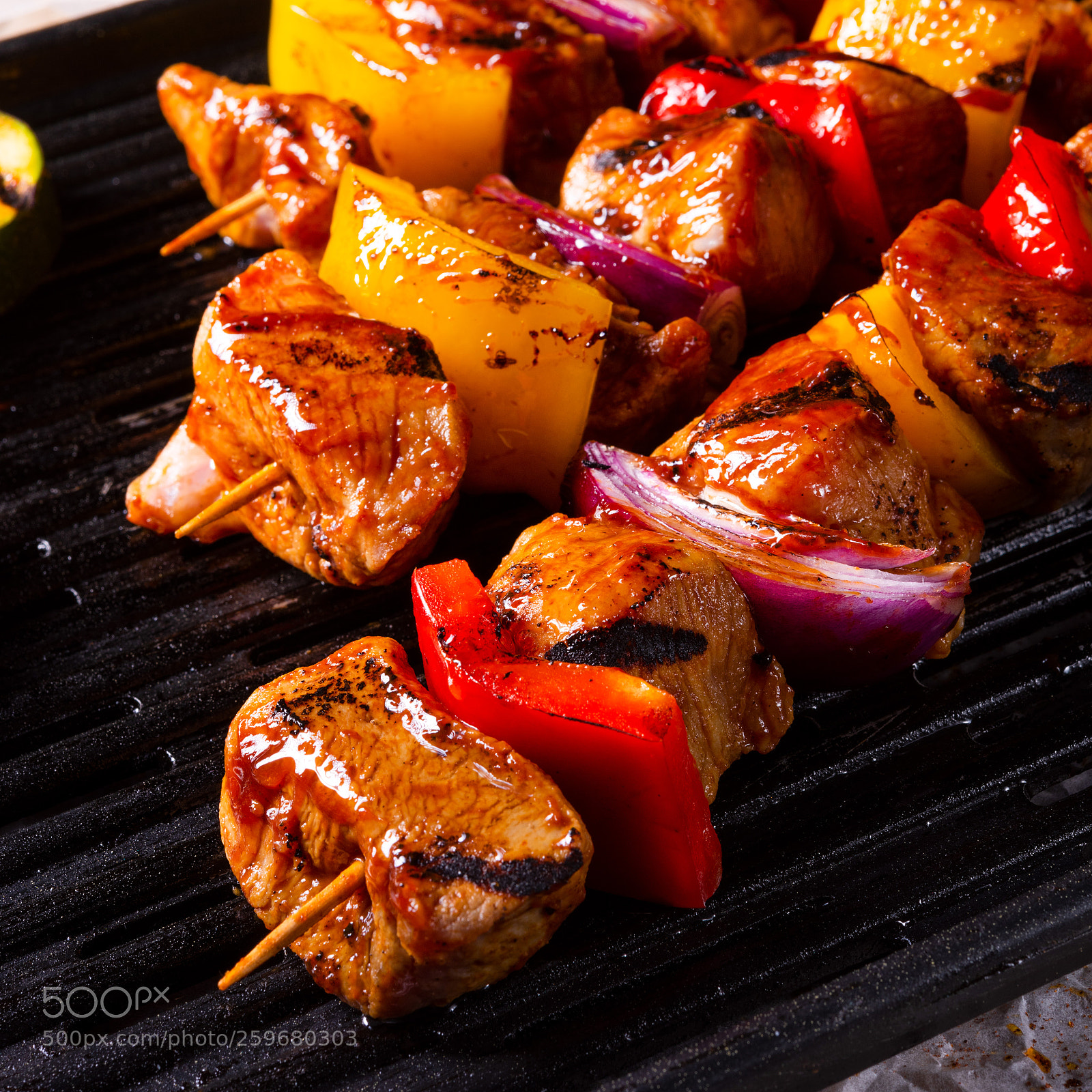 Nikon D810 sample photo. Rustic shish kebab skewers photography