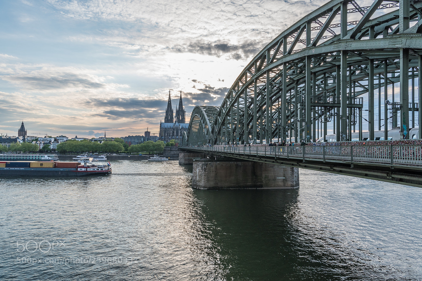 Nikon D750 sample photo. Hohenzollern bridge photography