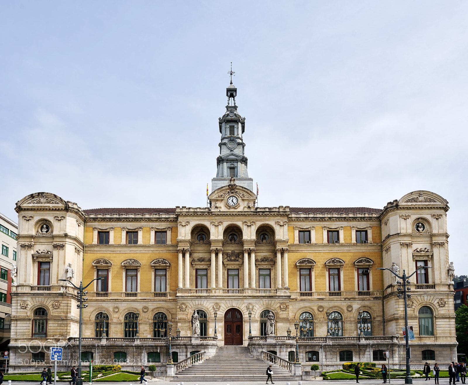 Sony a7R II sample photo. Bilbao town hall photography