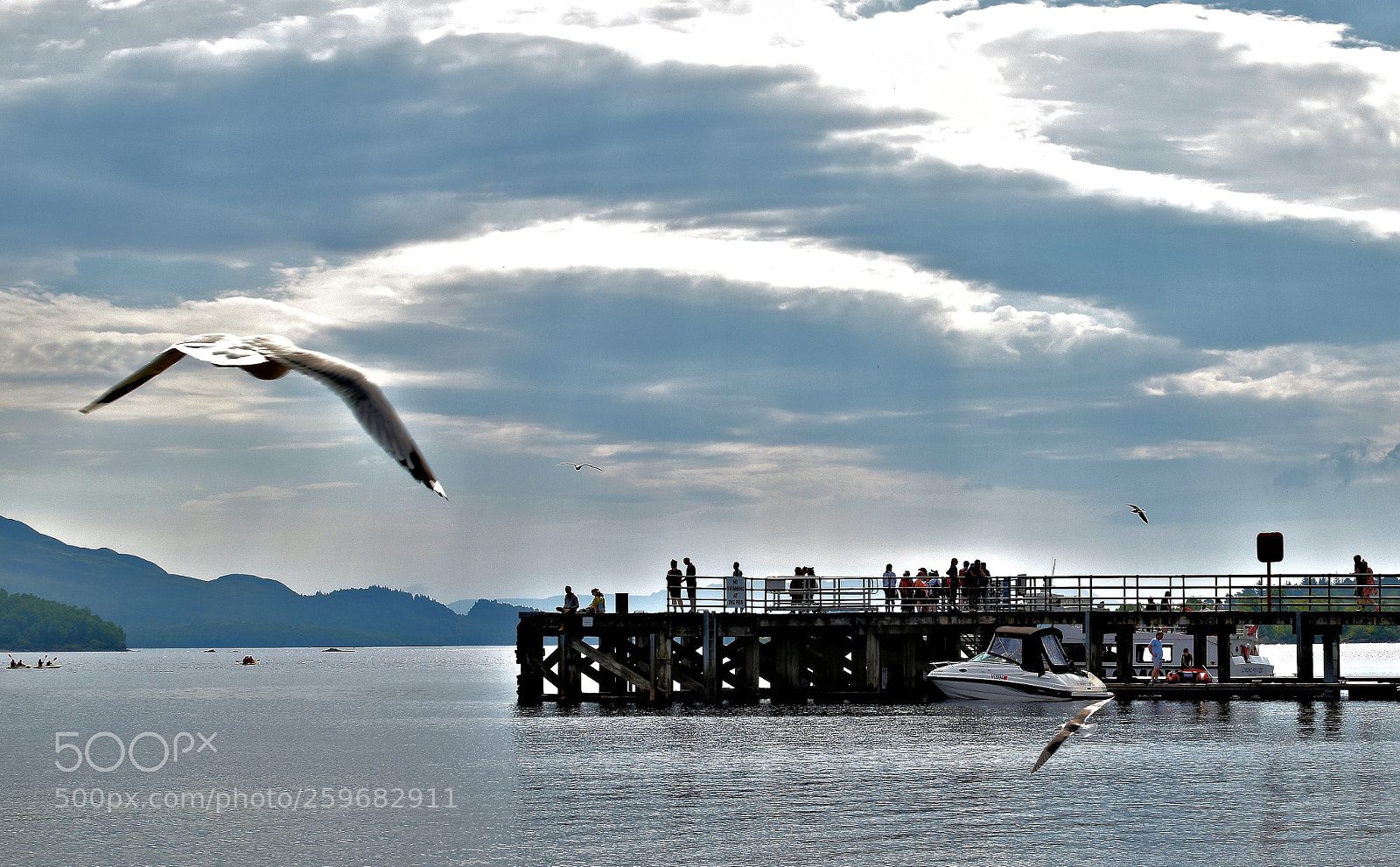 Nikon D5500 sample photo. Luss pier photography
