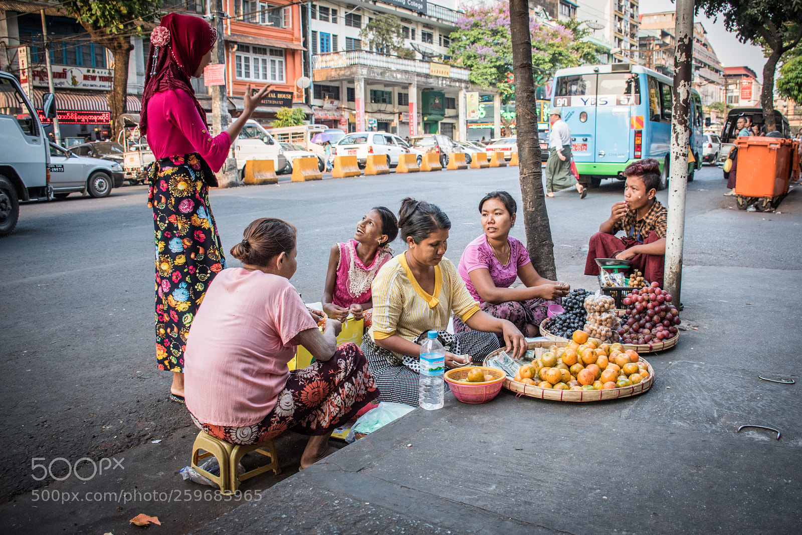 Nikon D5500 sample photo. Street market photography