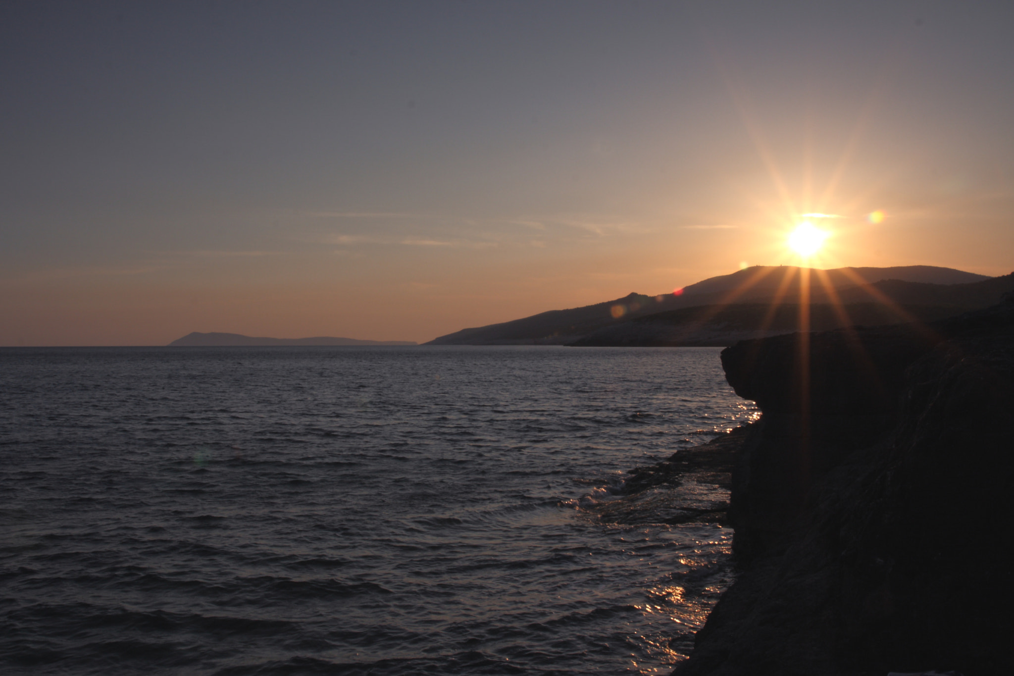 Canon EOS 40D sample photo. Sunset on vis island photography