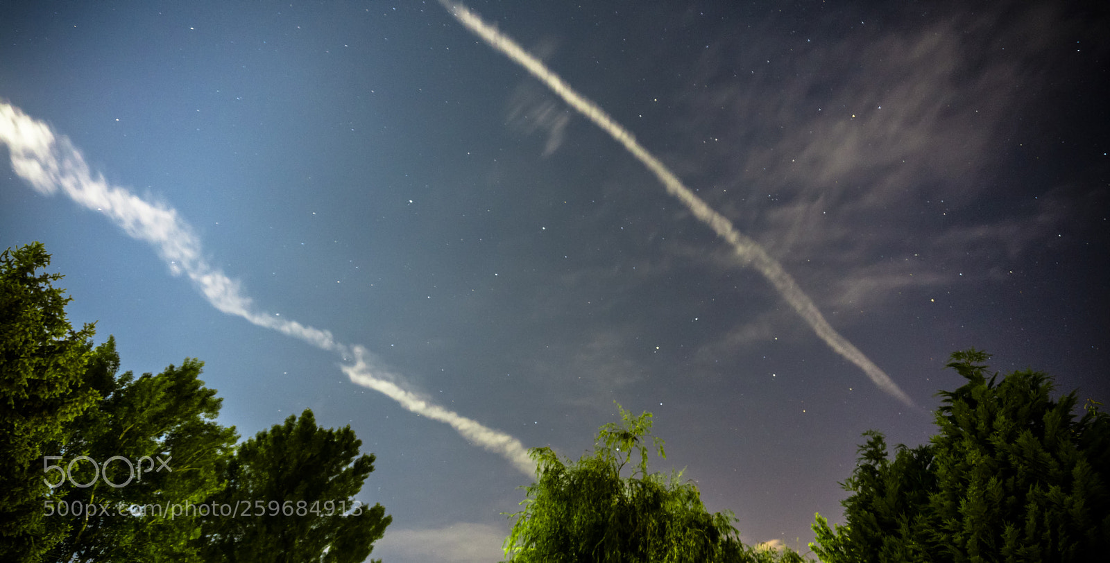 Sony a6000 sample photo. Purple night photography