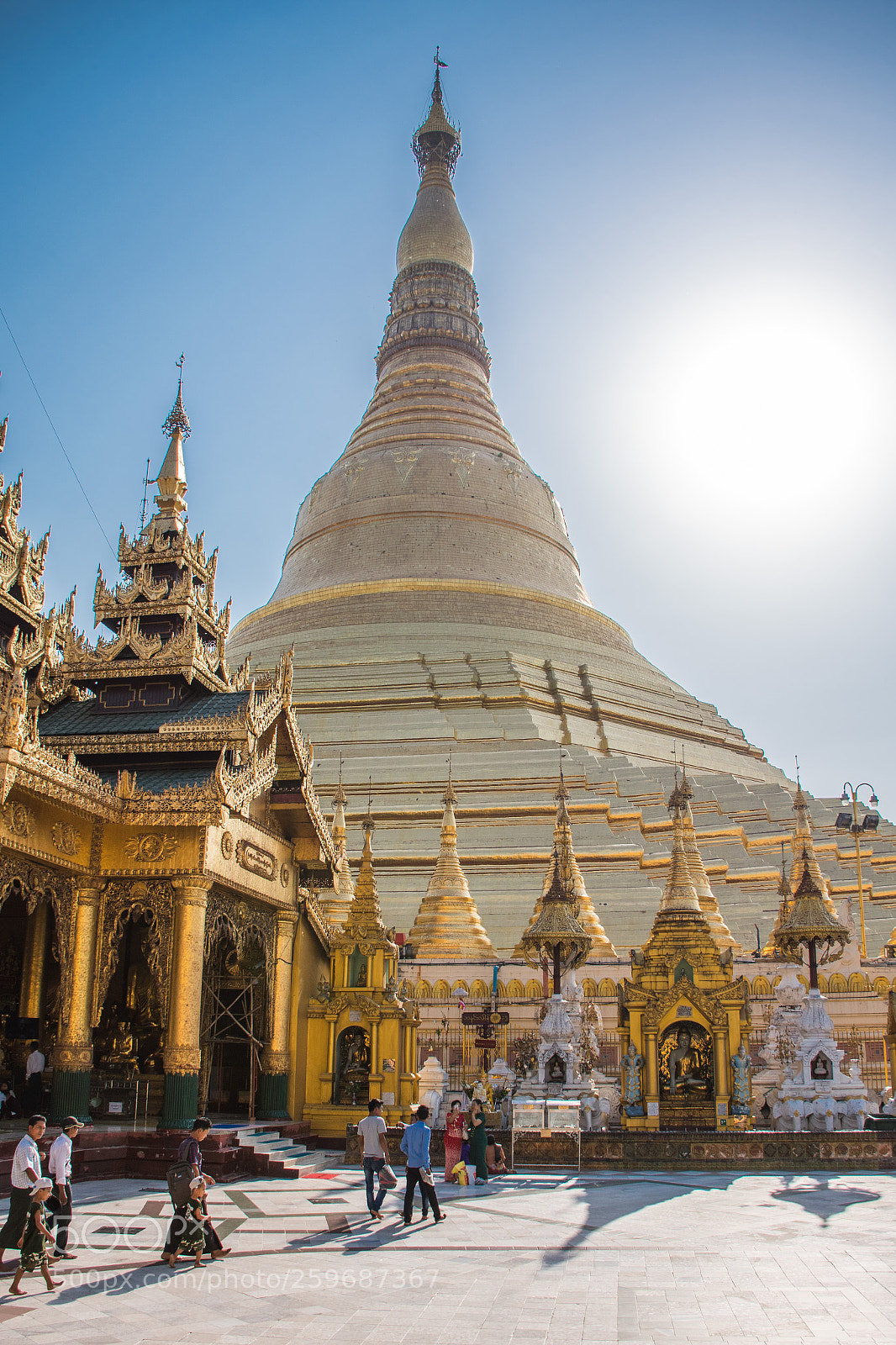 Nikon D5500 sample photo. Shwedagon paya photography