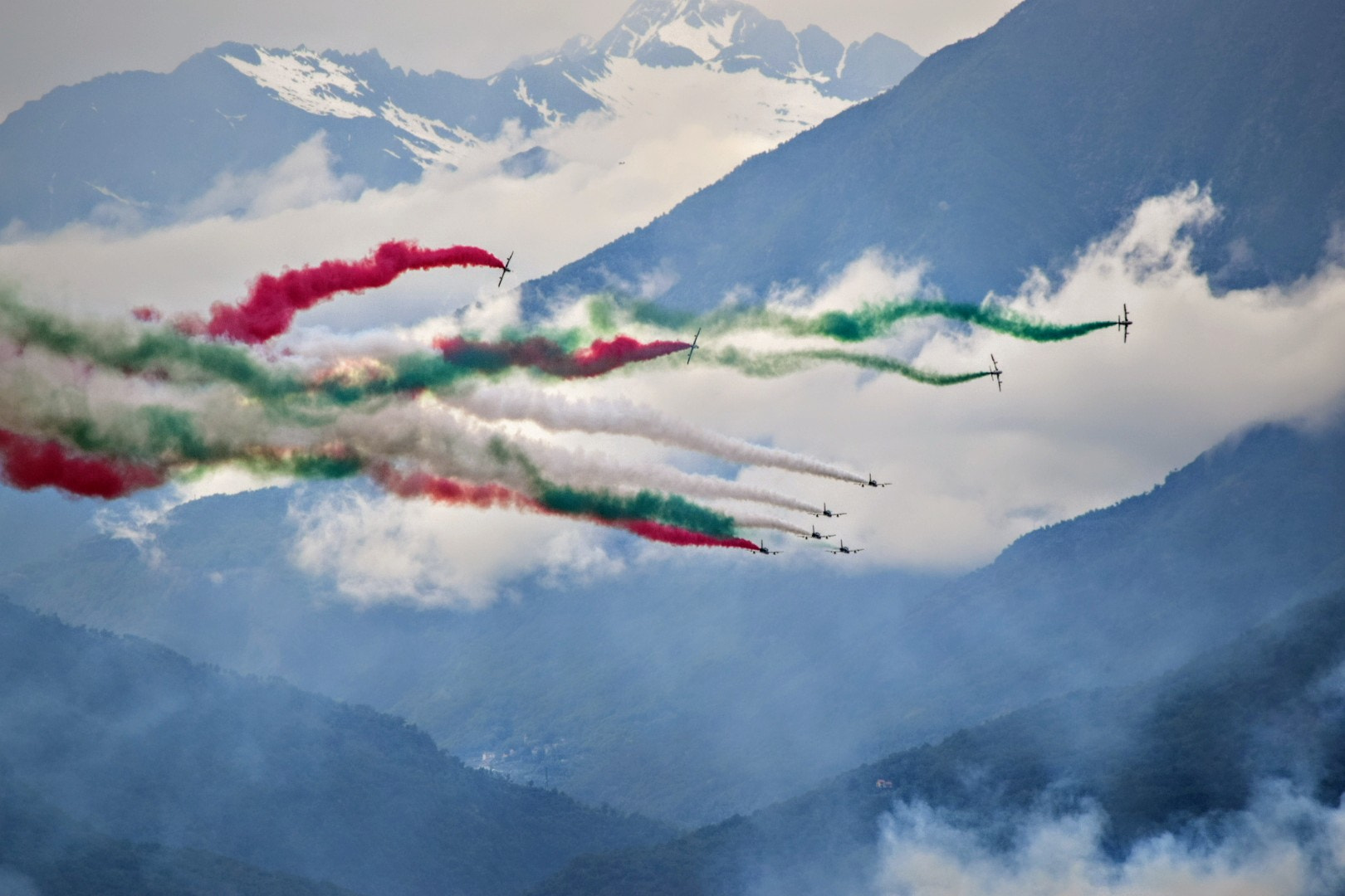 Nikon D5300 sample photo. Airshow, frecce tricolori photography