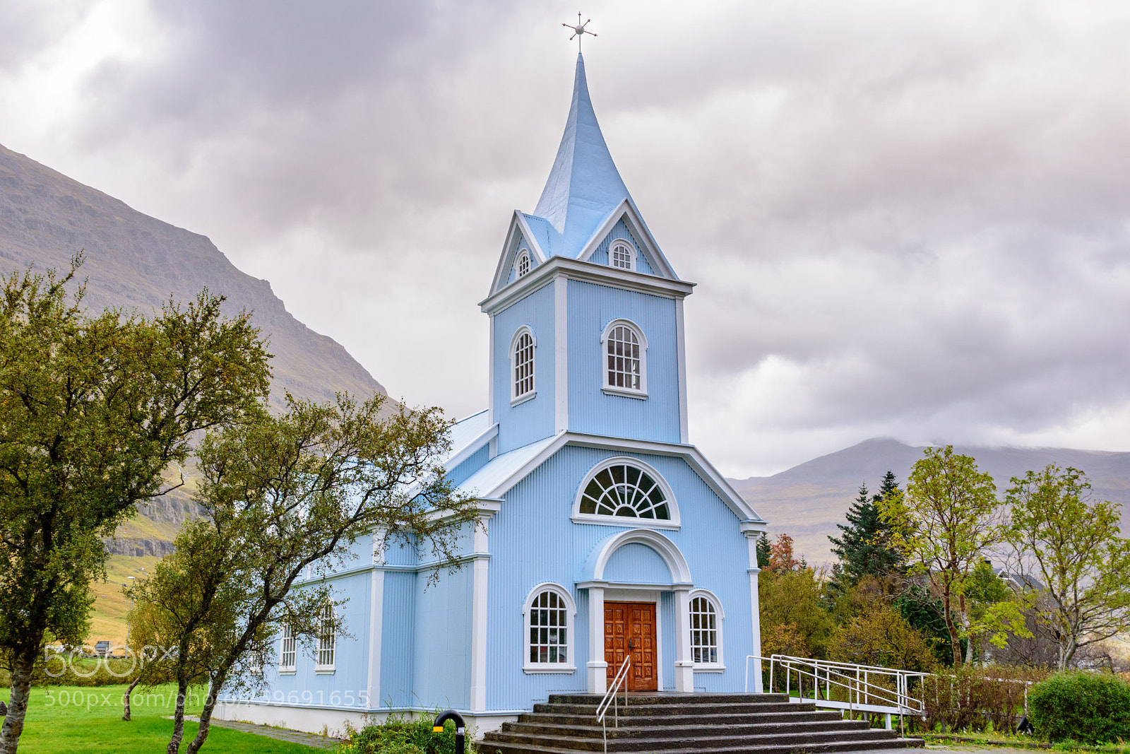 Nikon D5500 sample photo. Seyðisfjarðarkirkja photography