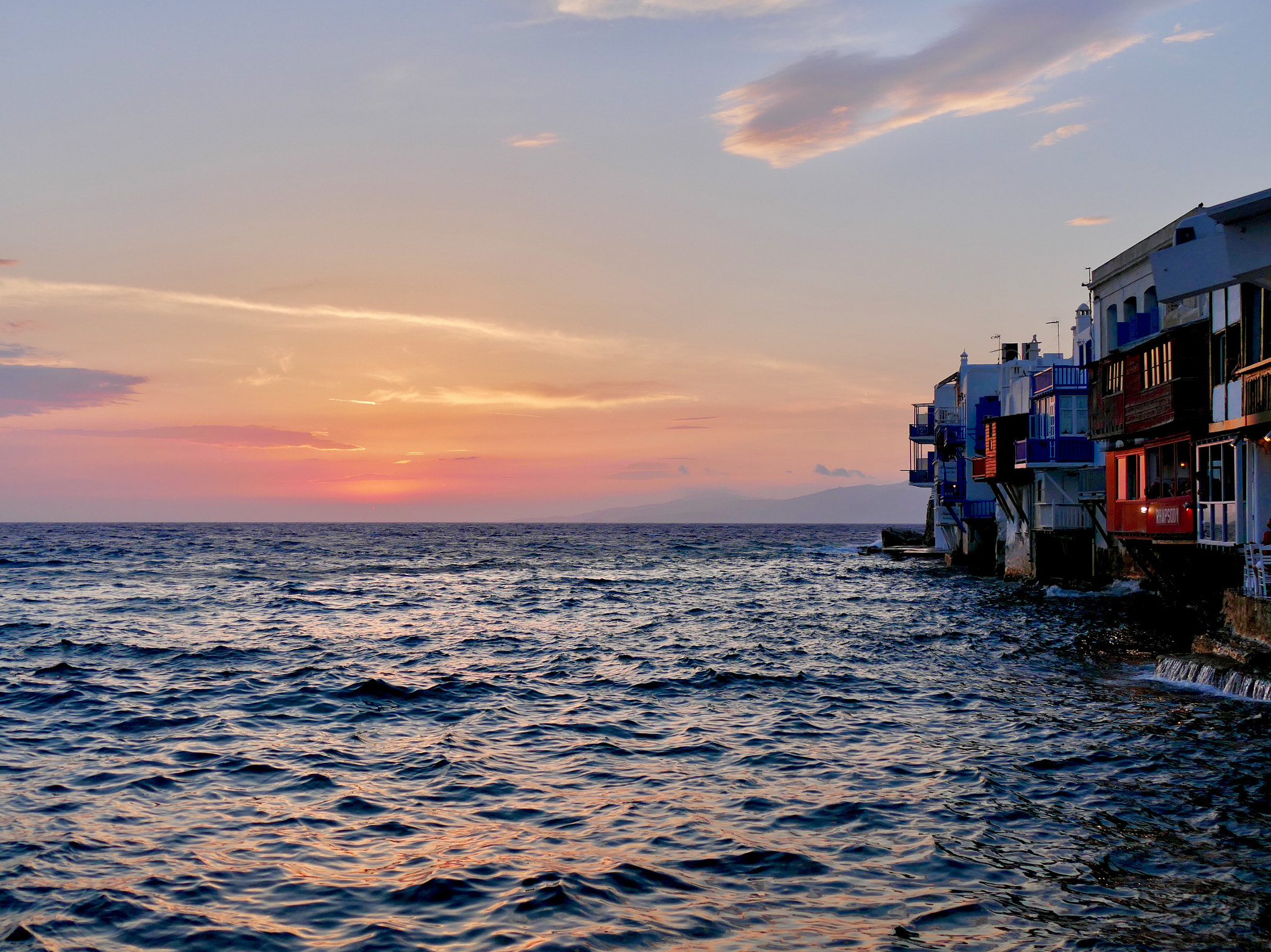 Leica V-Lux (Typ 114) sample photo. Mykonos
sunset photography