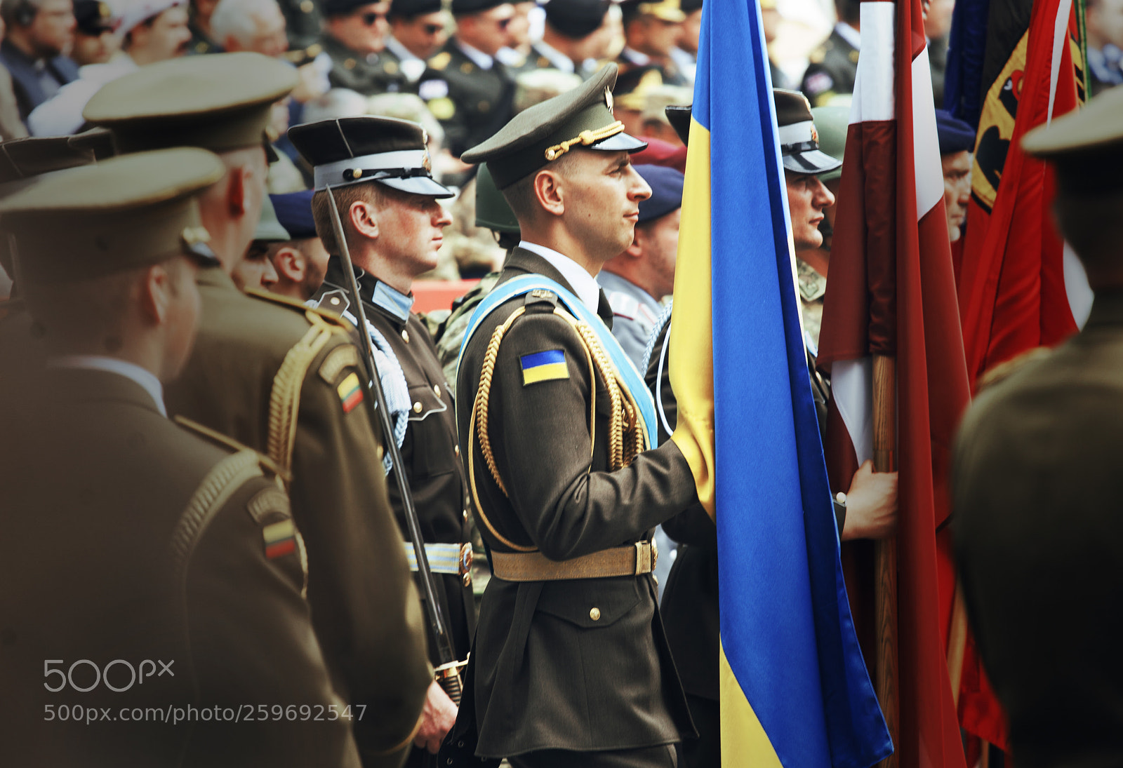 Canon EOS 5D Mark II sample photo. Ukranian guard of honour photography
